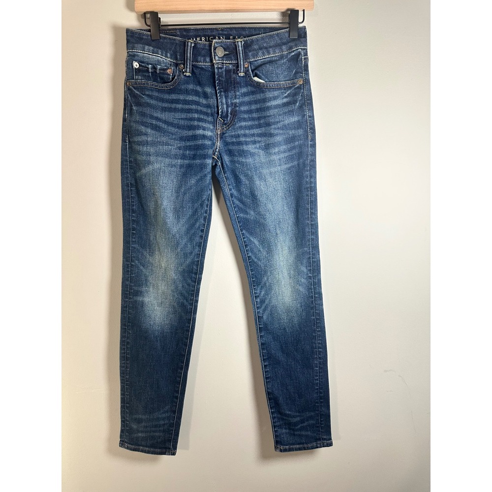 American Eagle Ne(x)t Level Airflex Skinny Jeans Dark Wash Indigo 28x30 Mens